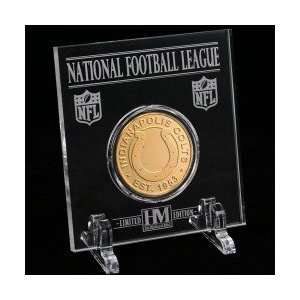  Indianapolis Colts 24kt Gold Game Coin