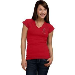 Los Angeles Angels of Anaheim Nike Womens Bases Loaded V Neck Tissue 