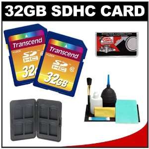  Transcend 32GB SecureDigital Class 10 (SDHC) Memory Card 