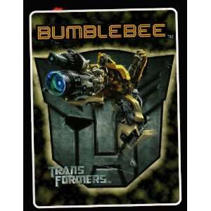  DreamWorks Bumblebee Trans Formers raschel plush twin 