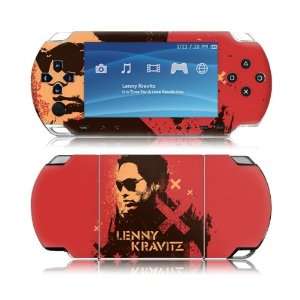   MS LK30014 Sony PSP Slim  Lenny Kravitz  Stencil Red Skin Electronics