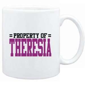    Mug White  Property of Theresia  Female Names