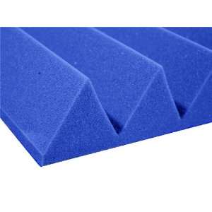  3 x 48 x 72 Blue Acoustic Studio Wedge Foam 2 Pack by 