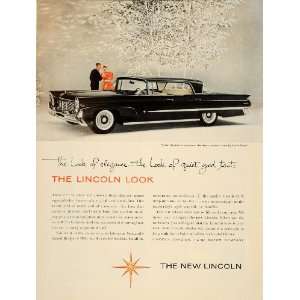  1958 Ad Ford Lincoln Landau Traina Norell Weir Bridge 