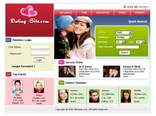 Online Dating Website for sale, home base web business  