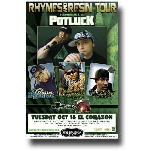     Concert Flyer   Rhymes And Resin Tour   Sea Oct 11
