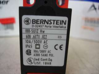 Bernstein D 32457 plastic bodied limit switch with type E activator