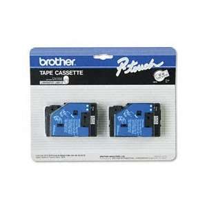    BRTTC10 Brother® P Touch® CARTRIDGE,TP1/2BK ON CLR Electronics