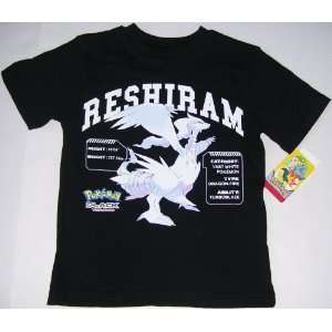 Pokemon Black Version Game Reshiram T Shirt Youth S / 6