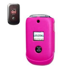   Phone Case for Motorola VU204 Verizon   Pink Cell Phones