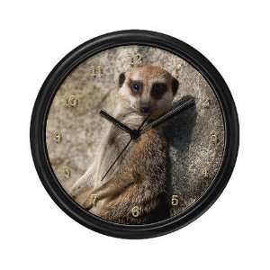  Meerkat 4 Cute Wall Clock by 