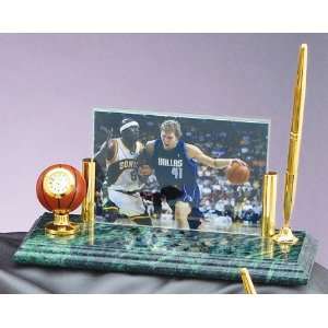    Basketball Clock, Picture, & Pen Desk Set