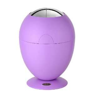  Touchless Trash Can Egg Shaped Purple