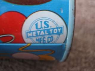VINTAGE TIN NOISEMAKER U.S. Metal Toy Mfg. Co. ~ Rare  