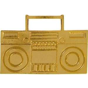  Bigger Boombox Ring, Adjustable, Extra Large In Gold Cora 