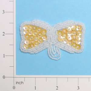  Bow Beaded And Sequin Applique Arts, Crafts & Sewing