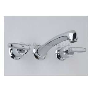  Rohl Wall Mounted Zephyr Spout w/Metal Lever Handles 