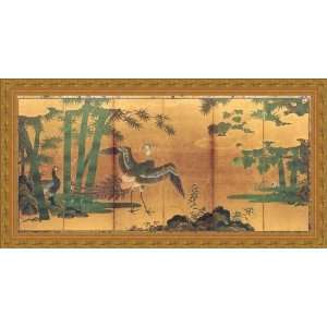  Peacock and Bamboo by Tosa Mitsuyoshi   Framed Artwork 