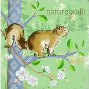  Squirrel Into the Woods I Canvas Reproduction