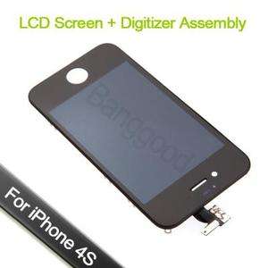 LCD Screen Display Touch Digitizer Glass Frame For iPhone 4S Full 