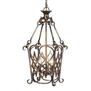   Signature 3 Light Foyer Lighting in Torched Copper