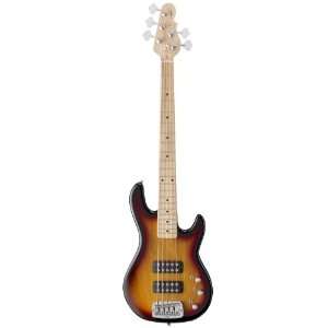 com G&L Tribute L 2500 Bass (Five String, 3 Tone Sunburst, Hard Rock 