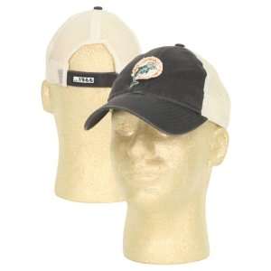  Miami Dolphins 2 Tone Trucker Style Adjustable Hat  Blue 