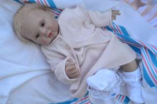   ♥♥ Prem ♥♥ Blonde Realistic Reborn Baby Girl Maya  