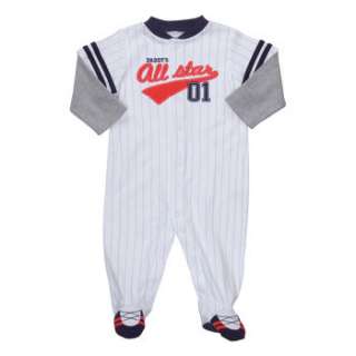 Carters Baby Boys Daddys All Star 01 Sleeper Pajamas 3 Months  
