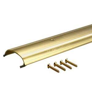   36 Inch TH008 Low Dome Top Threshold, Brite Dip Gold