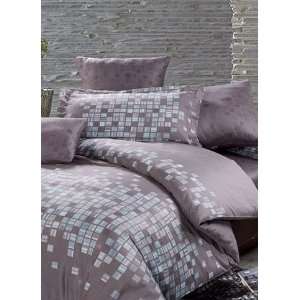   Gray Floral Tencel Duvet Cover Bed Linen   King Size