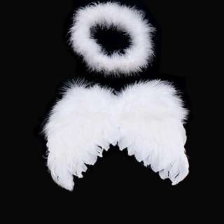 Angel of Love 0 6mo newborn baby feather wings props  