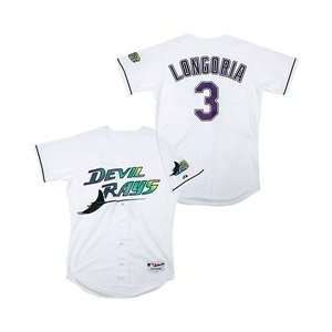Tampa Bay Rays Authentic Evan Longoria 1998 Turn Back the Clock Home 