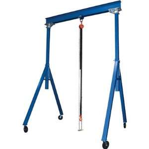 Vestil Steel Gantry Crane   Adjustable Height, 4000 Lb. Capacity, 20ft 