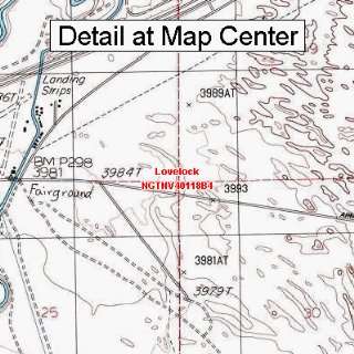  USGS Topographic Quadrangle Map   Lovelock, Nevada (Folded 