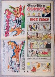 CHICAGO TRIBUNE SUNDAY COMICS 1/18 1970 More and More Dragons 