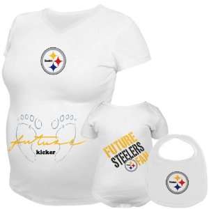   Pittsburgh Steelers Womens Future Player Maternity Top & Infant Set