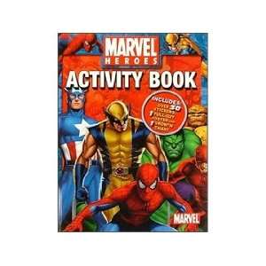  Bendon Books Sticker Activity & Poster Marvel Heroes Book 