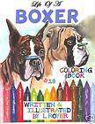 BOXER DOG ART BOOK TO COLOR NEW RELEASE L ROYER #18