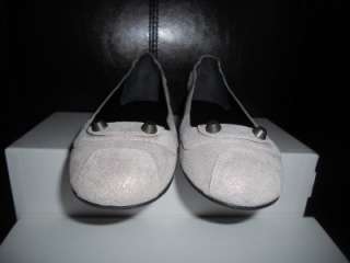 Balenciaga ARENA Metallic Stud Ballerina Flat Shoes 37  