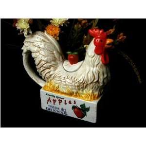  Apple/Rooster Farm Fresh Teapot