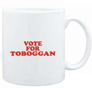  Mug White  VOTE FOR Toboggan  Sports