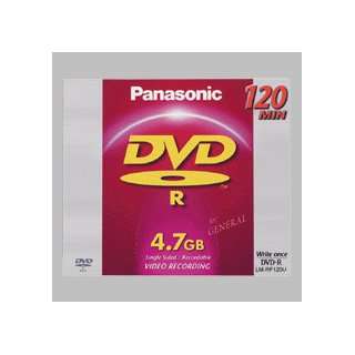    PANASONIC LMRF 120U Blank DVD R Discs ( 5 Pack ) Electronics