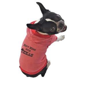   Meow Dog Hoodie, Dont Mess With Texas, Red, Extra Large