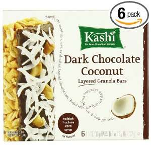 Kashi TLC Fruit & Grain Bar, Dark Chocolate Coconut, Layered Granola 