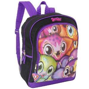  Zoobles Lots of Laughs 16 inch Backpack   Purple and Black 