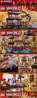 New LEGO 2507 Ninjago NINJA Fire Temple Set 1174pcs  