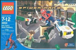 LEGO 4854 SPIDER MAN DOC OCKS BANK ROBBERY AGE 7   12 FACTORY SEALED 