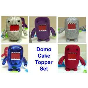 Domo Cake Topper, Red Velvet Domo Cake Topper, Purple Velvet Domo Cake 