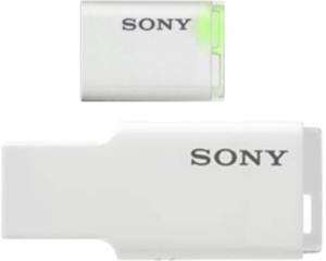 SONY MICROVAULT TINY WHITE 8GB 8G 8 G GB USB DRIVE  